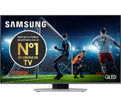 REACONDICIONADO Seminuevo Muy bueno TV QLED 50" - Samsung TQ50Q80DATXXC, 4K, Procesador NQ4 AI Gen2 , Smart TV, DVB-T2 (H.265), Eclipse Silver