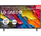 TV QNED 50" - LG 50QNED82A6B, UHD 4K, Procesador Inteligente α7 AI Processor 4K Gen8, Smart TV, DVB-T2 (H.265), Ashed Blue