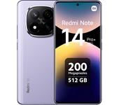 Móvil - Xiaomi Redmi Note 14 Pro+ 5G, Morado lavanda, 512 GB, 12 GB RAM, 6.67" AMOLED 1.5K, Snapdragon 7s Gen 3., 5110 mAh
