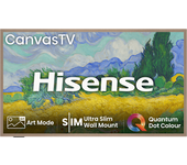TV QLED 55" - Hisense Canvas 55S7NQ, UHD 4K, Quad Core MT9618, Smart TV, DVB-T2, Marco StyleSwap, Aluminio