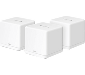 Sistema WiFi Mesh - Mercusys Halo H60X, Pack 3, 1500 Mbps, MU-MIMO, 550 m², +100 Dispositivos, Blanco