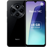 Móvil - Xiaomi Redmi 14C, Negro, 256GB, 8GB RAM, 6.88" HD+, MediaTek Helio G81 Ultra, 5160mAh, Android
