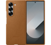 Funda móvil - Samsung Kindsuit Case, Para Galaxy Z Fold6, Cuero vegano, Tan