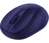 Ratón inalámbrico - Trust Primo, Wireless, 1600 ppp, USB, Sensor óptico, Azul