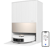 REACONDICIONADO Seminuevo Bueno Robot aspirador - Dreame L20 Ultra, Friegasuelos, Autonomía hasta 260 min, Vaciado automático, Blanco