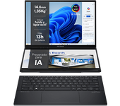 Portátil - ASUS Zenbook Duo OLED UX8406CA-PZ003W, 14 " WQXGA+, Intel® Core™ Ultra 9 285H, 32 GB RAM, 1 TB SSD, UHD Graphics, Windows 11 Home