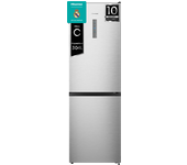 Frigorífico combi - Hisense RB390N4BCC, No Frost, 186 cm, 304 l, Micro Vents Cooling, Motor Inverter, Inox