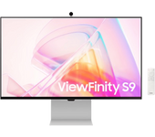 Monitor - Samsung ViewFinity S9 LS27C902PAUXEN, 27", 5K Ultrawide, 5ms, 60 Hz, Camara, WiFi, Bluetooth, Plata