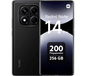 Móvil - Xiaomi Redmi Note 14 Pro, Negro medianoche, 256 GB, 8 GB RAM, 6.67" AMOLED FHD+, MediaTek Helio G100-Ultra, 5500 mAh