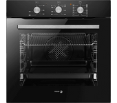 Horno - Fagor 8H-115BN, Multifunción, Limpieza por vapor, 77 l, 59.5 cm, Puerta fría, Guías telescópicas, Negro