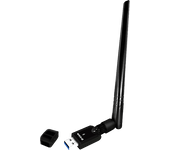 Adaptador Wi-Fi USB - D-Link DWA-185, WiFi 5, 867 Mbps, MU-MIMO, Negro