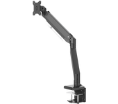 Soporte monitor - Hama Holder, De 13" a 35", Con VESA 75x75-100x100, Inclinación +45°/-45°, Giro 180°, Hasta 15kg, Altura ajustable, Negro