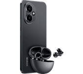 Móvil - Honor 400 5G, Midnight Black, 256GB, 8GB RAM, 6.55" AMOLED, Qualcomm Snapdragon 7 Gen 3, 5300 mAh, MagicOS 9.0 + Auriculares flip clip buds