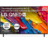 TV QNED 55" - LG 55QNED82A6B, UHD 4K, Procesador Inteligente α7 AI Processor 4K Gen8, Smart TV, DVB-T2 (H.265), Ashed Blue