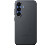 Funda móvil - Samsung Kindsuit, Para Galaxy S25, Cuero Vegano, Negro
