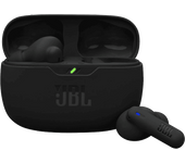 Auriculares True Wireless - JBL Wave Beam 2, 40 h Autonomía, IP54, Cancelación de ruido, Ergonómico, Negro