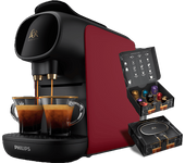 REACONDICIONADO Seminuevo Muy bueno Cafetera de cápsulas - Philips LM9012/55 L'OR Barista Sublime, 2 tazas espresso o 1 doble, Negro