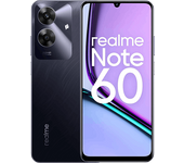 Móvil - realme Note 60, Negro, 128 GB, 4 GB RAM, 6.74" HD+, Unisoc T612 Octa-core, 5000 mAh