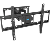 Soporte TV - ISY ITV 3300, 37", 85", VESA max. 600 x 400 mm, Full Motion, Carga máx. 50 kg, Negro