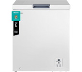 Congelador horizontal - Hisense FT184D4AWYE, Cíclico Defrost, 142 l, 85.4 cm, Super Freeze, Blanco