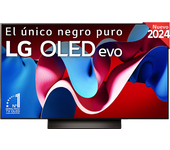 REACONDICIONADO Seminuevo Excelente TV OLED 77" - LG OLED77C45LA, 4K, Procesador Inteligente 4K α9 Gen7, Smart TV, DVB-T2 (H.265), Negro