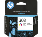 Cartucho de tinta - HP 303, Tricolor, T6N01AE