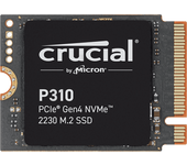 Disco duro SSD interno 2 TB - Crucial P310 PCIe Gen4 2230 NVMe M.2, Interno, Velocidad de lectura hasta 7100 MB/s, Negro
