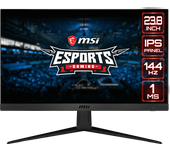 Monitor gaming - MSI OPTIX G241, 23.8" LED IPS, Full-HD, 1 ms, 144Hz, FreeSync, HDMI, Negro