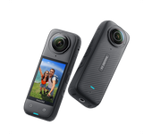 Cámara deportiva - Insta360 X4, 8K, IPX8, Edición con IA, HDR Activo 360°, Negro