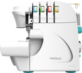 REACONDICIONADO Seminuevo Excelente Máquina de coser - Cecotec BelleCouture OverLock, 1100 rpm velocidad, Presión prensatelas ajustable