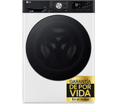 REACONDICIONADO Seminuevo Excelente Lavadora carga frontal - LG F4WR7511AGH, Serie 750, 11 kg, 1400 rpm, 14 Programas, AI Direct Drive, Autodosis