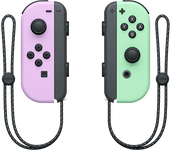 Mando Nintendo Switch - Joy-Con Set, Switch, Izquierda y Derecha, Vibración HD, Morado Verde