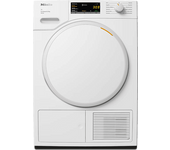 Secadora bomba de calor - Miele TWA520WP 8kg Active, 8 kg, 12 Programas, EcoDry, FraganceDos, Blanco loto
