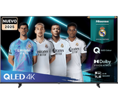 TV QLED 65" - Hisense 65E7Q, UHD 4K, Quad Core/MT9603, IA 4K Upscaler, Modo Juego Plus, Sensor de luz, Negro