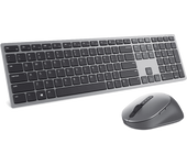Pack Teclado + Ratón - Dell Premier KM7321W, Inalámbrico, Bluetooth, USB, Teclas dedicadas y programables, Gris negro