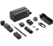 Cámara deportiva - DJI Osmo Pocket 3 Creator Combo, 4K/120 fps, Pantalla giratoria 2", CMOS de 1", Estabilización mecánica ejes, Negro