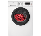 Lavadora carga frontal - AEG LFA5I82RE, 8 kg, 1200 rpm, Tecnología ProSense, Función Vapor, Blanco