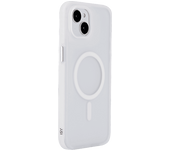 Funda móvil - ISY ISC 2446, Carga Magsafe, Para iPhone 15 Plus, Blanco