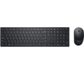 Pack Teclado + Ratón - Dell KM5221W, Inalámbrico, Silencioso, 12 Teclas programables, Negro