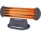 Estufa eléctrica - Orbegozo BP 0204 Potencia 1200W, Triple barra de cuarzo, 3 potencias