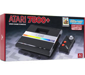 Consola retro - Atari 7800+, Gamepad inalámbrico CX78+, Juego Bentley Bear: Bear's Crystal Quest, HDMI, USB-C, Negro