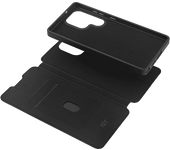 Funda móvil - ISY ISC-3150, Para Samsung Galaxy S25 Ultra, abatible, Negro