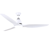 Ventilador de techo con luz - ok. OCF 132524 ES, 18 W, 6 velocidades, Mando a distancia, Blanco