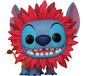 Figura Funko Pop! - Lilo and Stitch. Stitch Costume: Simba, 10 cm, Vinilo
