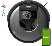 REACONDICIONADO Seminuevo Muy bueno Robot aspirador - iRobot Roomba Combo i8, y friegasuelos 2 en 1, 750W, 389 ml, 75 min, Negro