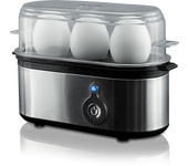Cuece huevos - KOENIC KEB 3219, Capacidad 3 Huevos, 210 W, Diseño Compacto, Acero inoxidable