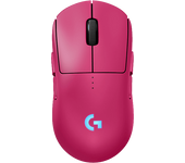 Ratón gaming - Logitech G Pro 2 Lightspeed, Bluetooth, Inalámbrico, 32.000 ppp, Ambidiestro, Botones personalizables, Conmutadores Lightforce, Magenta