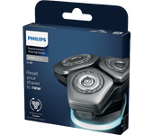 Recambio para afeitadora - Philips SH91/50, Cuchillas NanoTech Dual Precision, Autoafilables, Inox