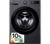 REACONDICIONADO Seminuevo Muy bueno Lavadora carga frontal - LG F4WR5009A6M, Serie 500, 9 kg, 1400 rpm, 11 Programas, AI Direct Drive™, Steam™, Inox
