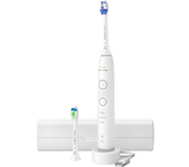 Cepillo eléctrico - Philips Sonicare 6500 HX7410/02, Tecnología sónica, Sensor de presión, 3 modos, intensidades, Blanco